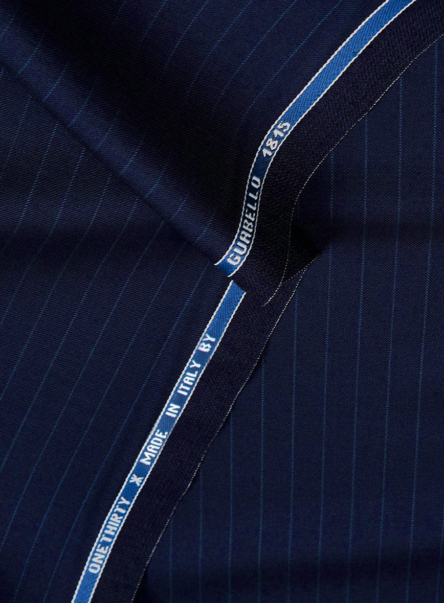 Guabello Royal Blue Pinstripe Jacket - StudioSuits