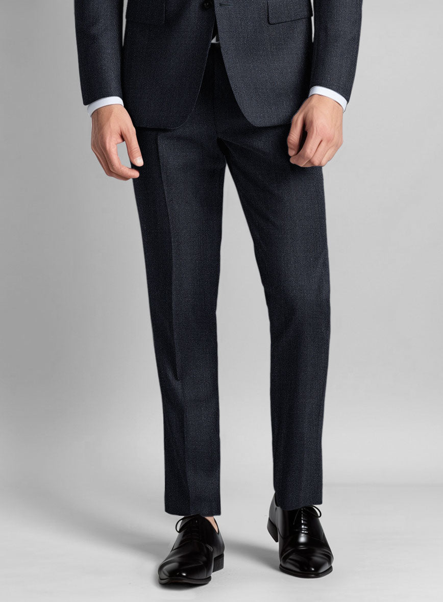 Guabello Steel Blue Pants - StudioSuits