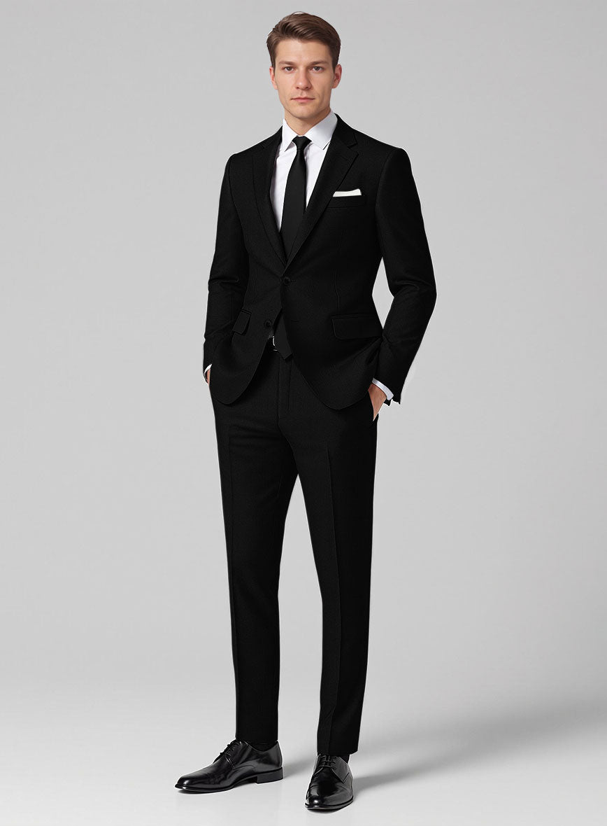 Men's Guabello Tropical Black Suit by StudioSuits