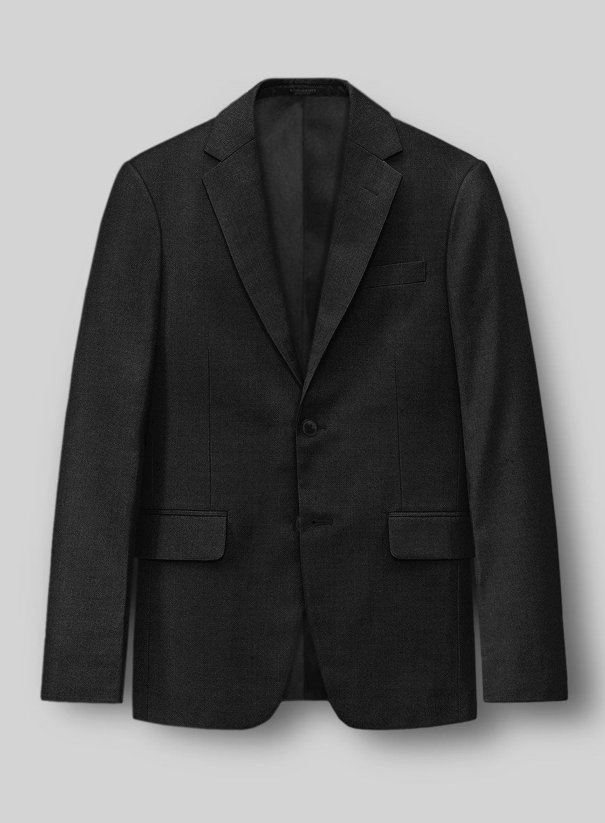 Guabello Tropical Charcoal Jacket - StudioSuits