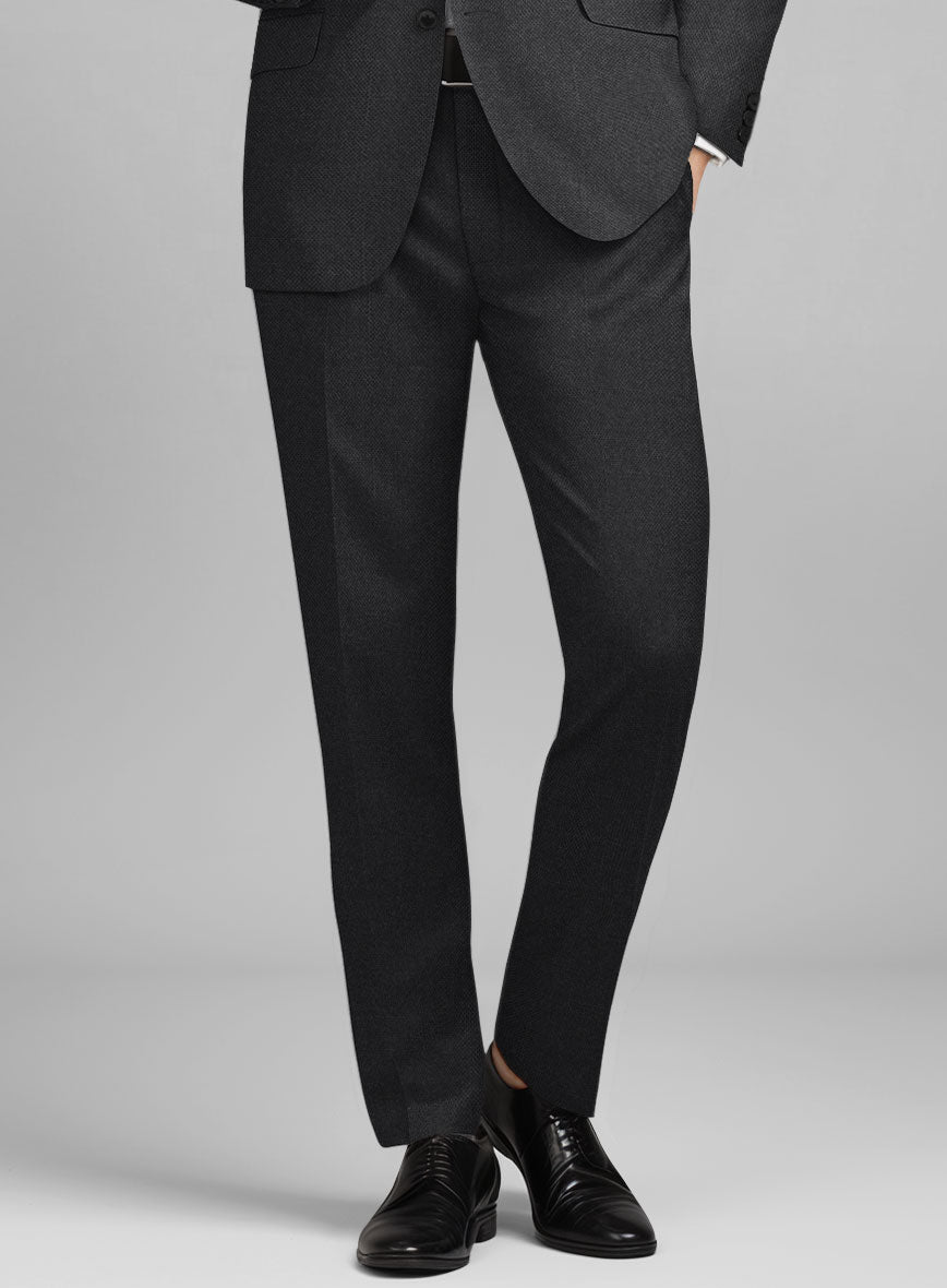 Guabello Tropical Charcoal Suit - StudioSuits