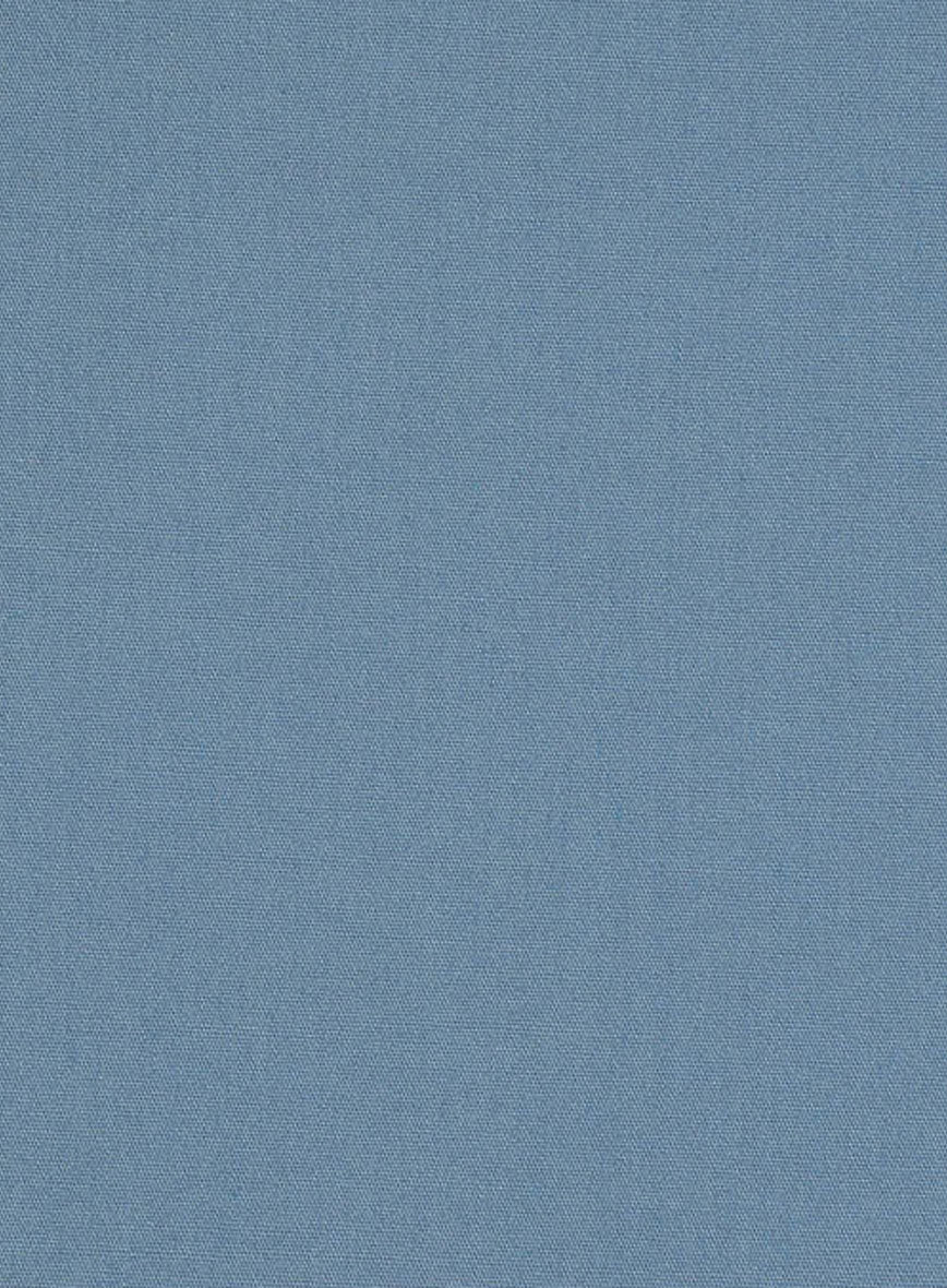 Guayabera Azure Blue Poplene Shirt - StudioSuits