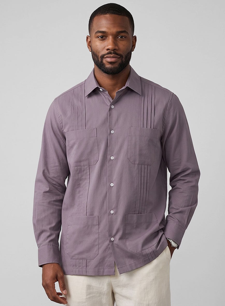 Guayabera Falcon Poplene Shirt - StudioSuits