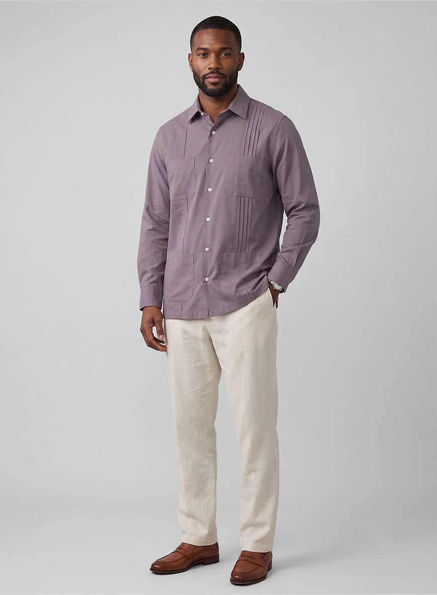 Guayabera Falcon Poplene Shirt - StudioSuits