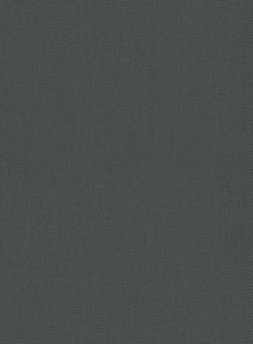 Guayabera Graphite Poplene Shirt - StudioSuits