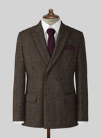 Haberdasher Brown Tweed Suit - StudioSuits