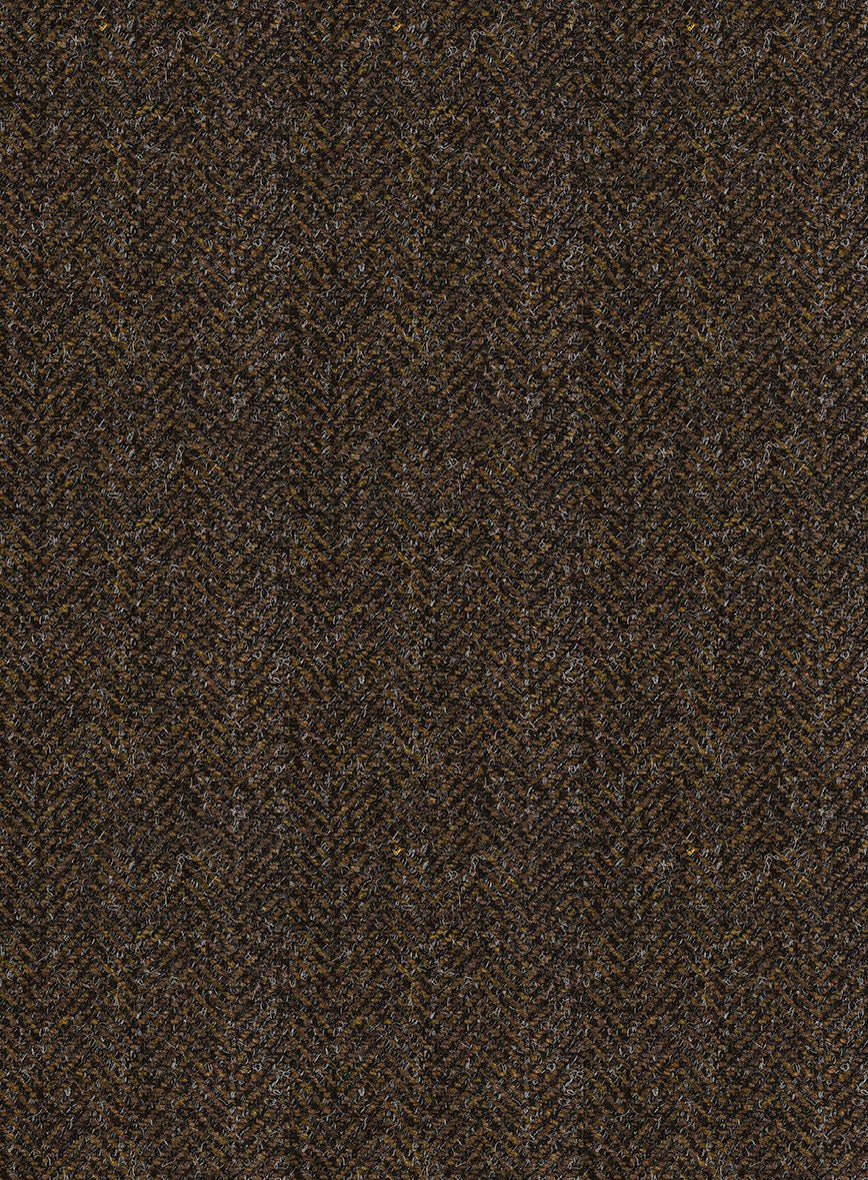 Haberdasher Brown Tweed Highland Trousers - StudioSuits
