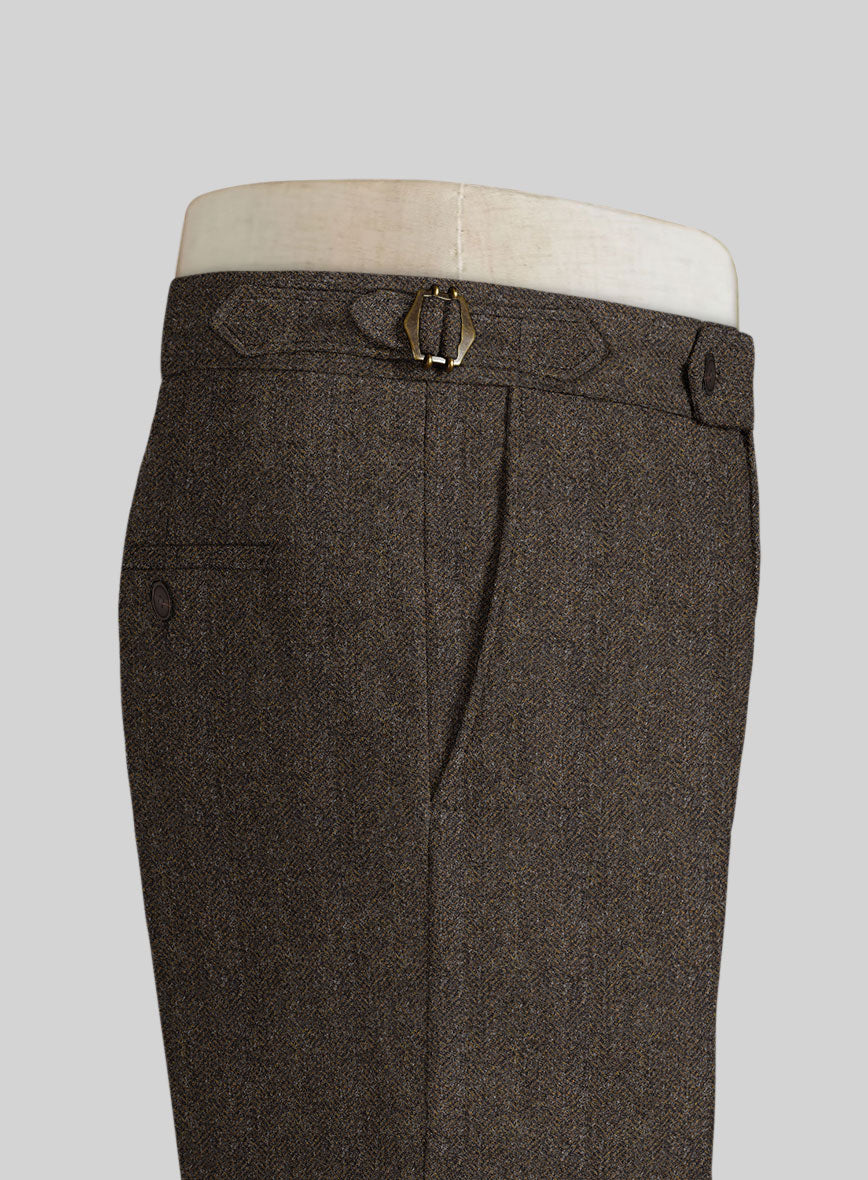 Haberdasher Brown Tweed Highland Trousers – StudioSuits