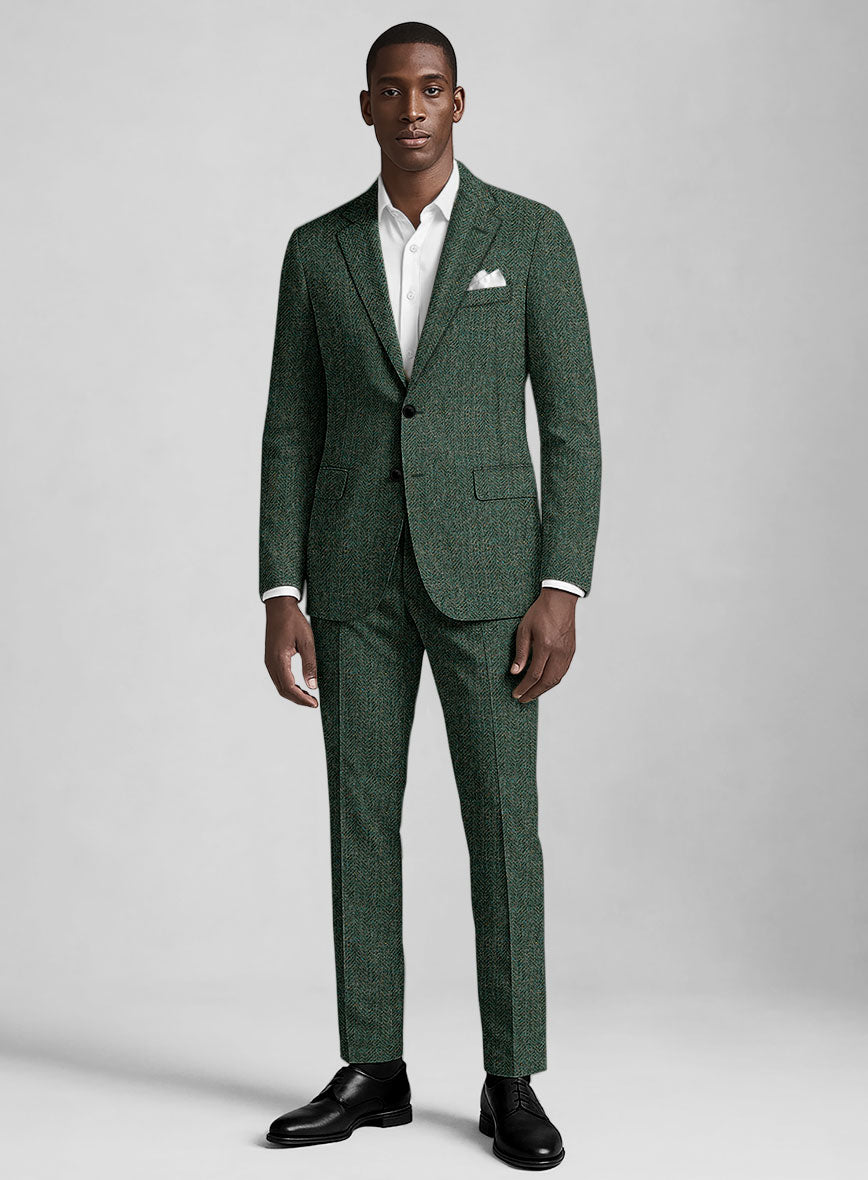 Haberdasher Green Tweed Suit - StudioSuits