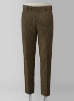 Haberdasher Mustard Brown Tweed Pants - StudioSuits