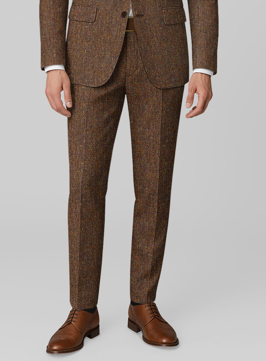 Haberdasher Autumn Rust Tweed Suit - StudioSuits