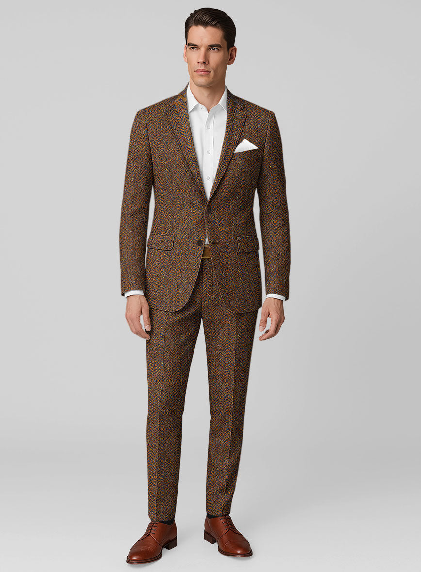 Haberdasher Autumn Rust Tweed Suit - StudioSuits