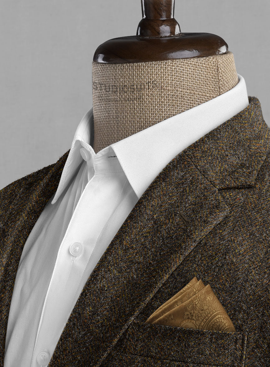 Haberdasher Brown Tweed Suit - StudioSuits