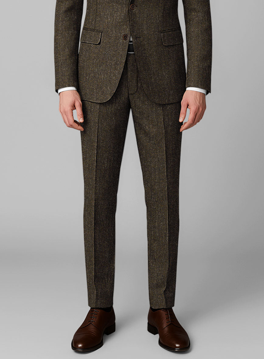 Haberdasher Brown Tweed Suit - StudioSuits