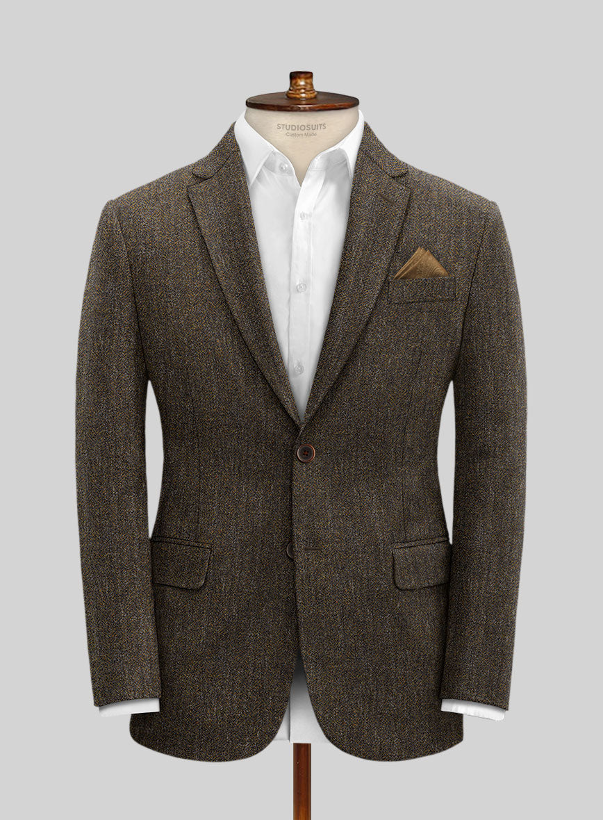 Haberdasher Brown Tweed Suit – StudioSuits