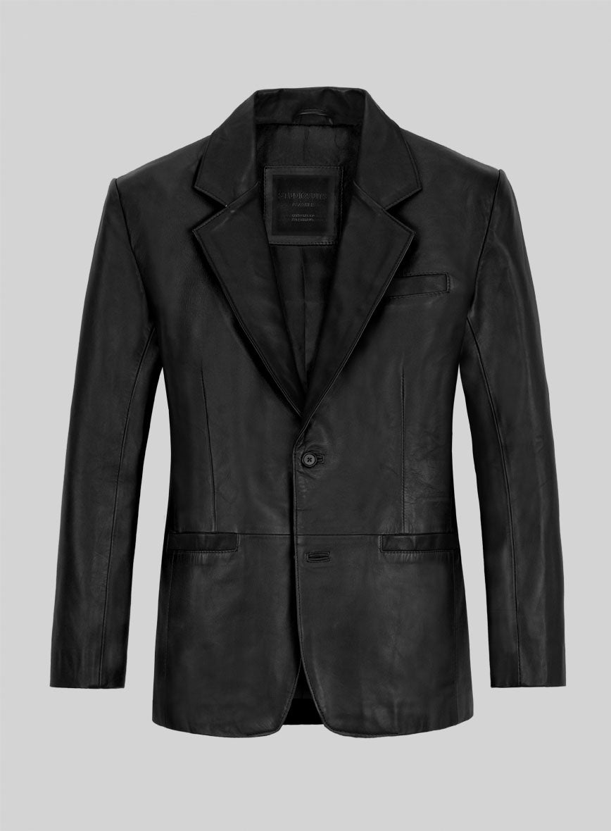 Hampton Leather Blazer - StudioSuits