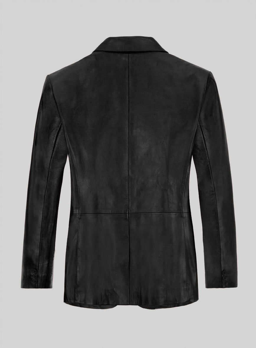 Hampton Leather Blazer - StudioSuits