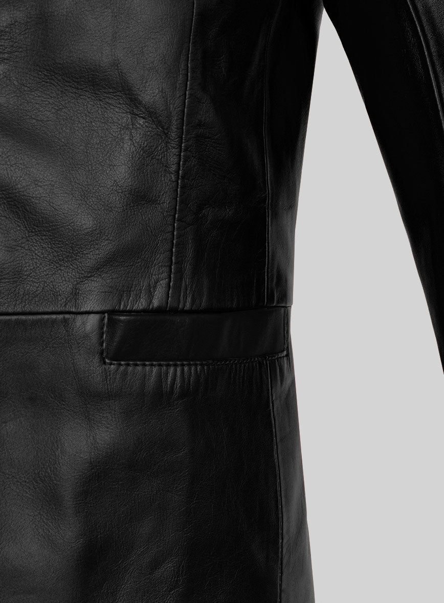 Hampton Leather Blazer - StudioSuits