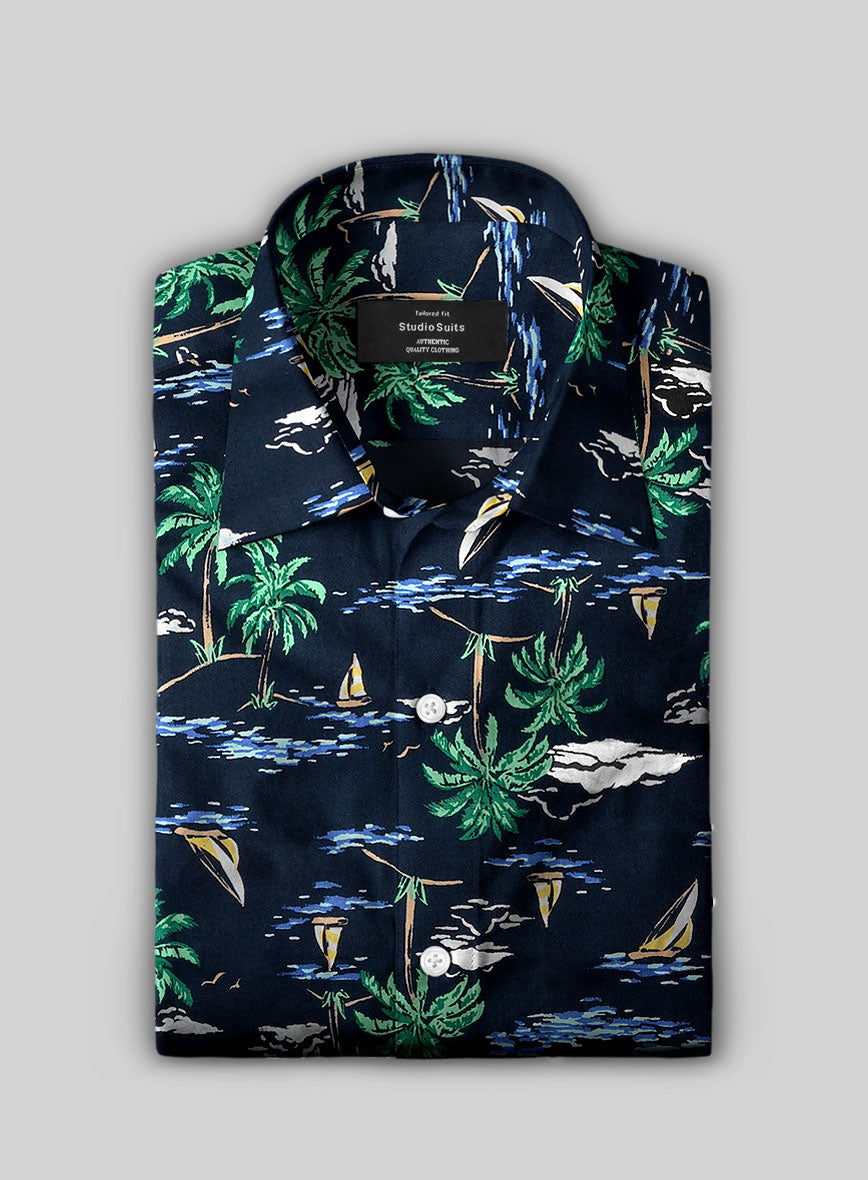 Harbor Drift Cotton Shirt - StudioSuits