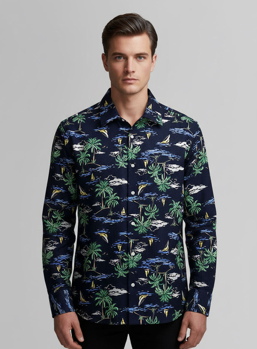 Harbor Drift Cotton Shirt - StudioSuits