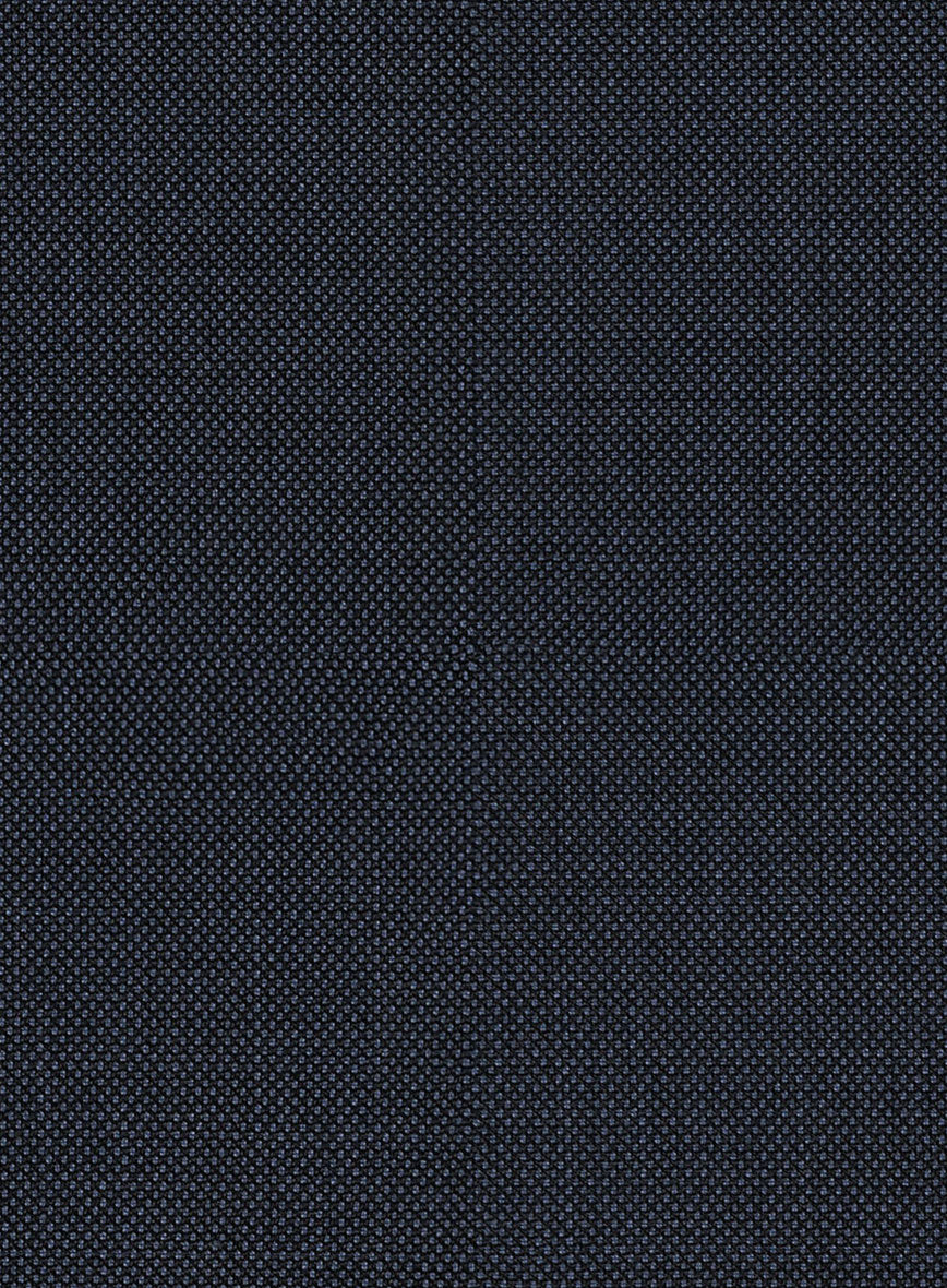 Hardy Minnis Blue Birdseye Wool Pants - StudioSuits