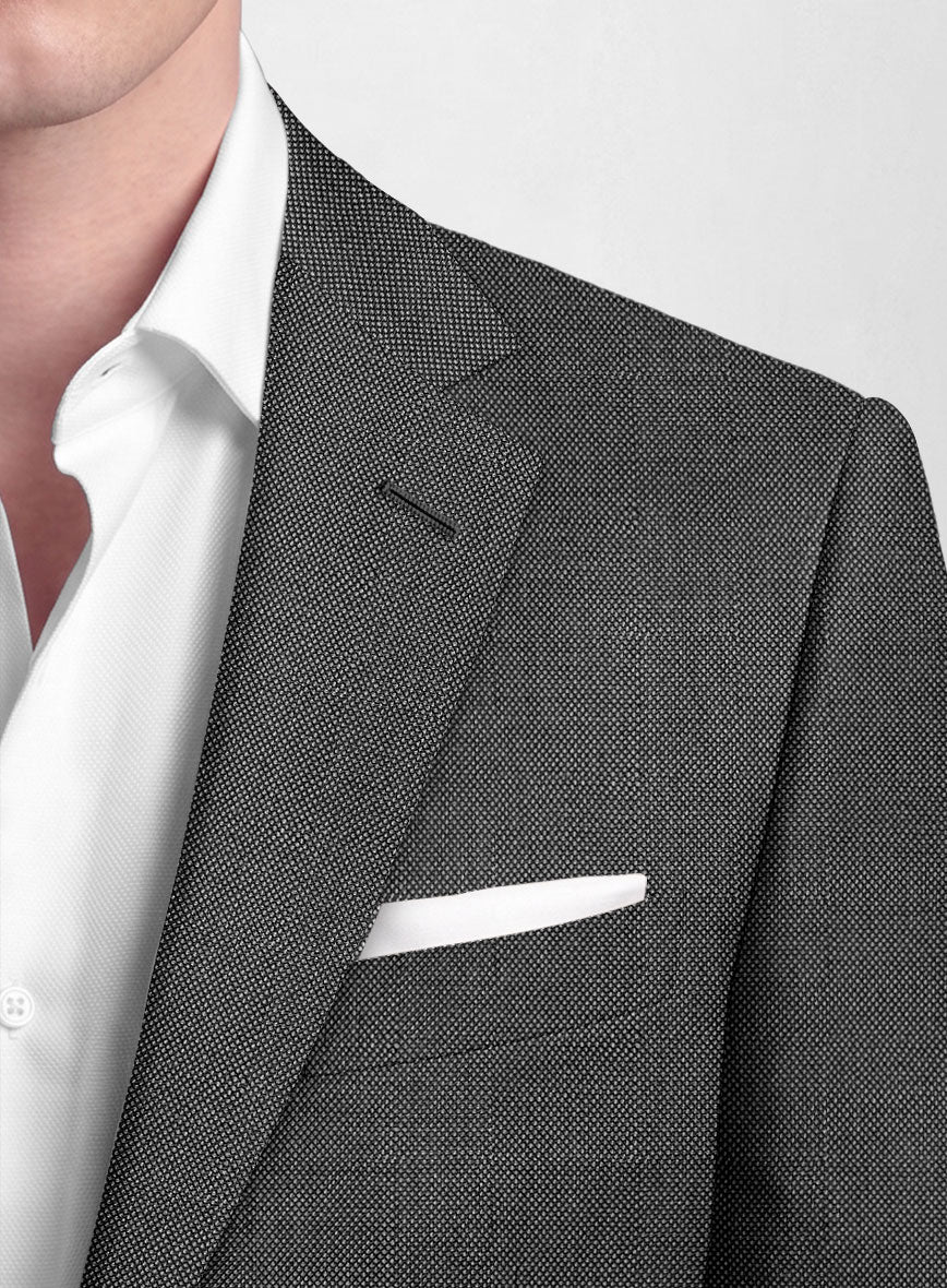 Hardy Minnis Gray Birdseye Wool Suit - StudioSuits