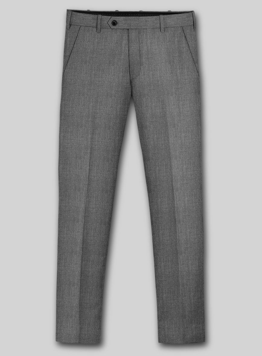 Hardy Minnis Gray Nailhead Wool Suit - StudioSuits