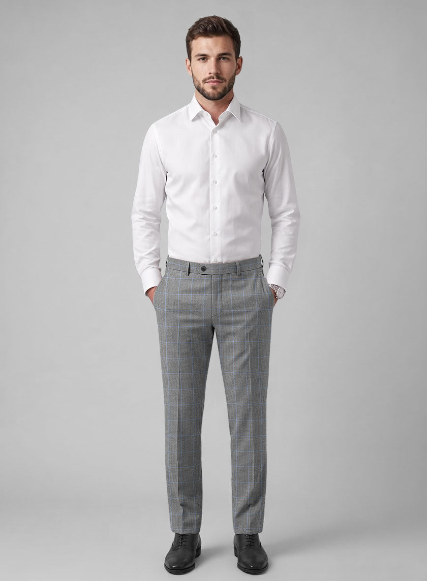 Hardy Minnis Houndstooth Check Wool Suit - StudioSuits