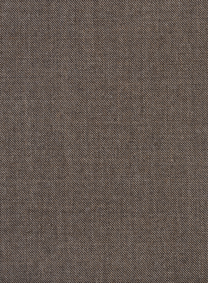 Hardy Minnis Brown Sharkskin Wool Jacket - StudioSuits