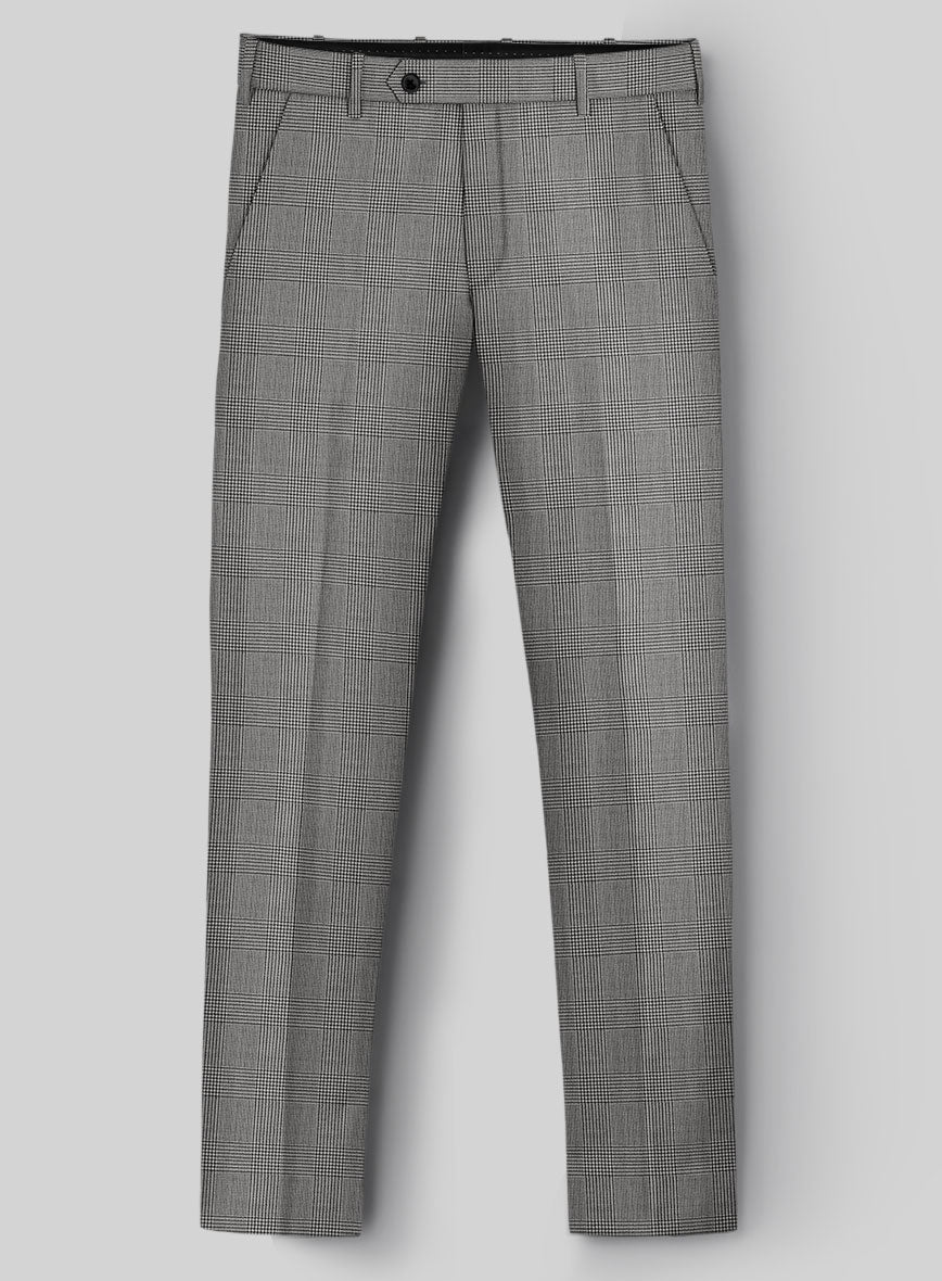 Hardy Minnis BW Glen Wool Pants - StudioSuits