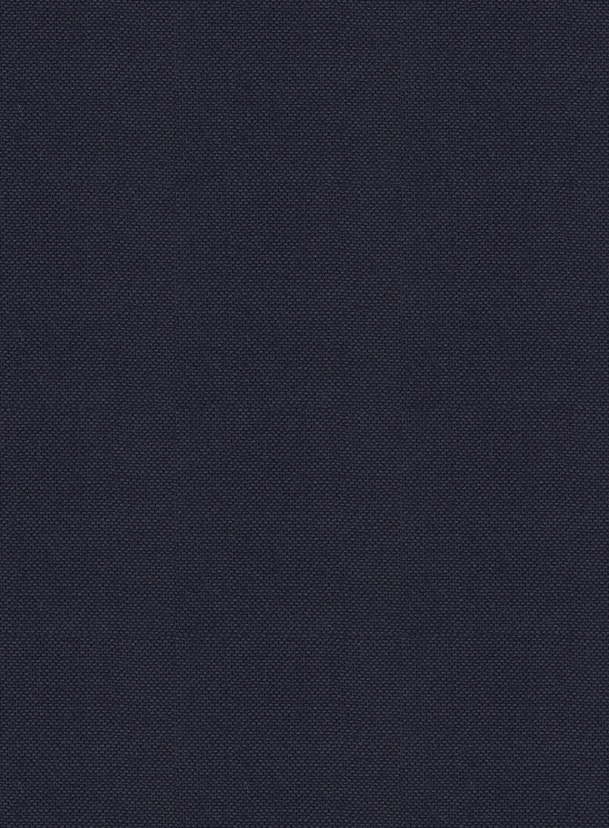 Hardy Minnis Caravel Blue Wool Pants - StudioSuits