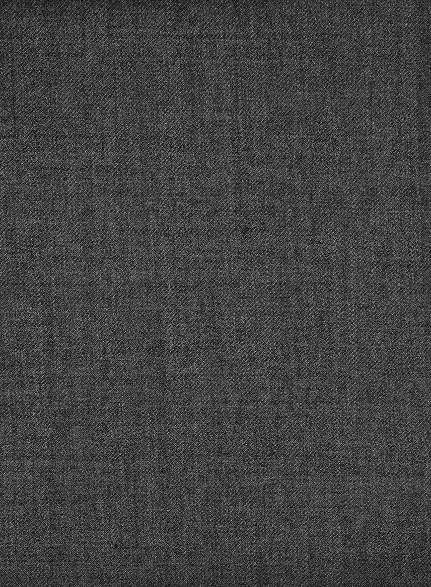 Hardy Minnis Charcoal Twill Wool Pants - StudioSuits