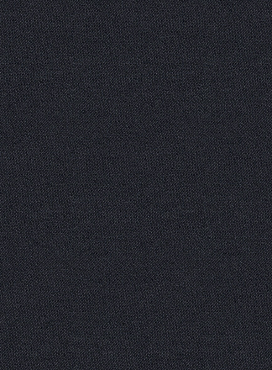 Hardy Minnis Deep Blue Twill Wool Pants - StudioSuits