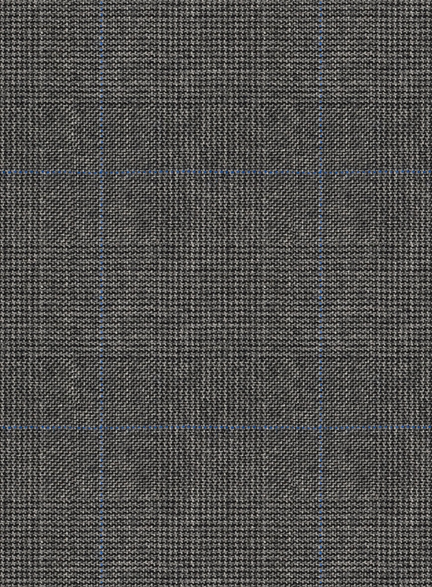 Hardy Minnis Gray Glen Wool Jacket - StudioSuits