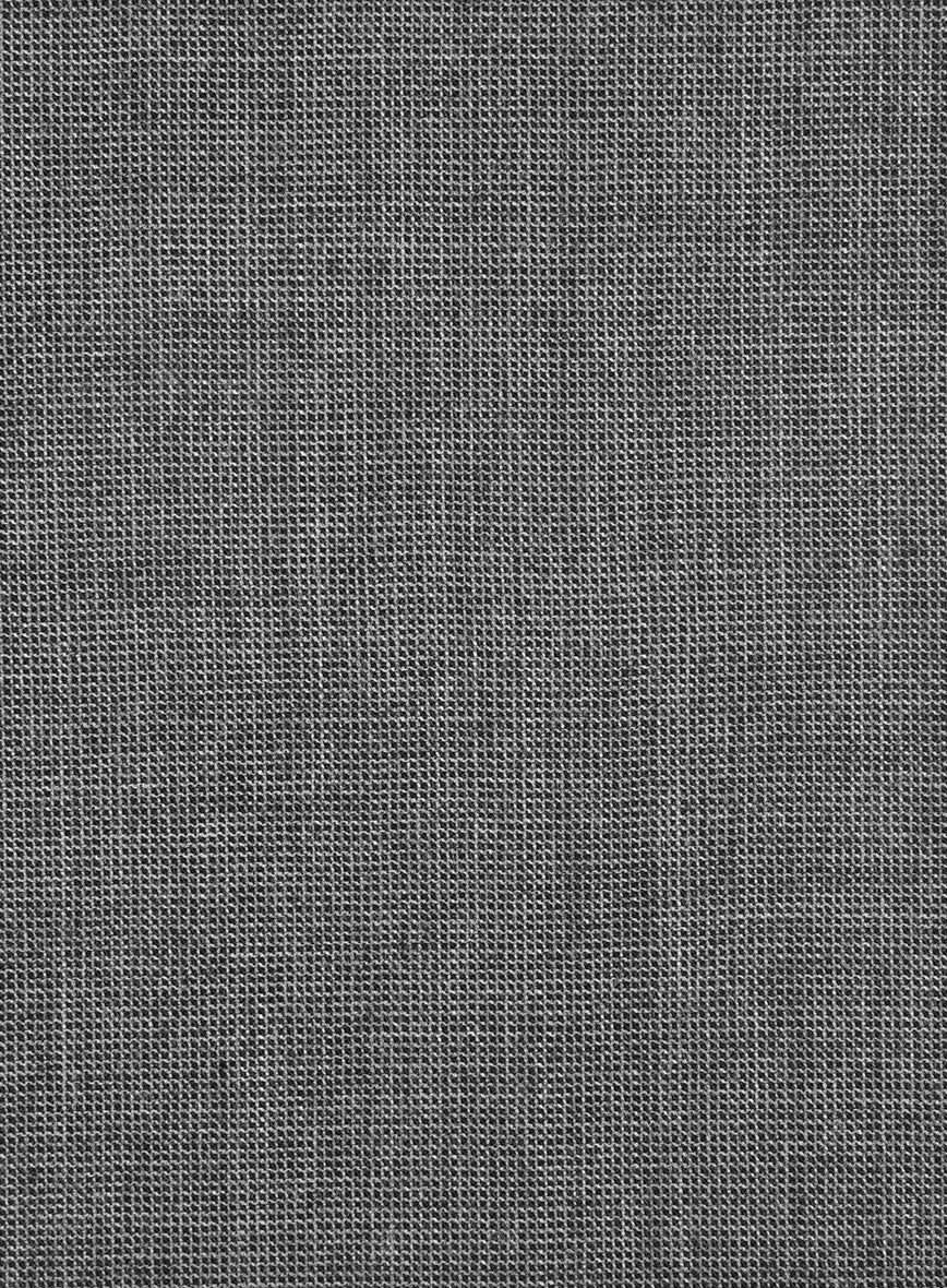 Hardy Minnis Gray Nailhead Wool Pants - StudioSuits