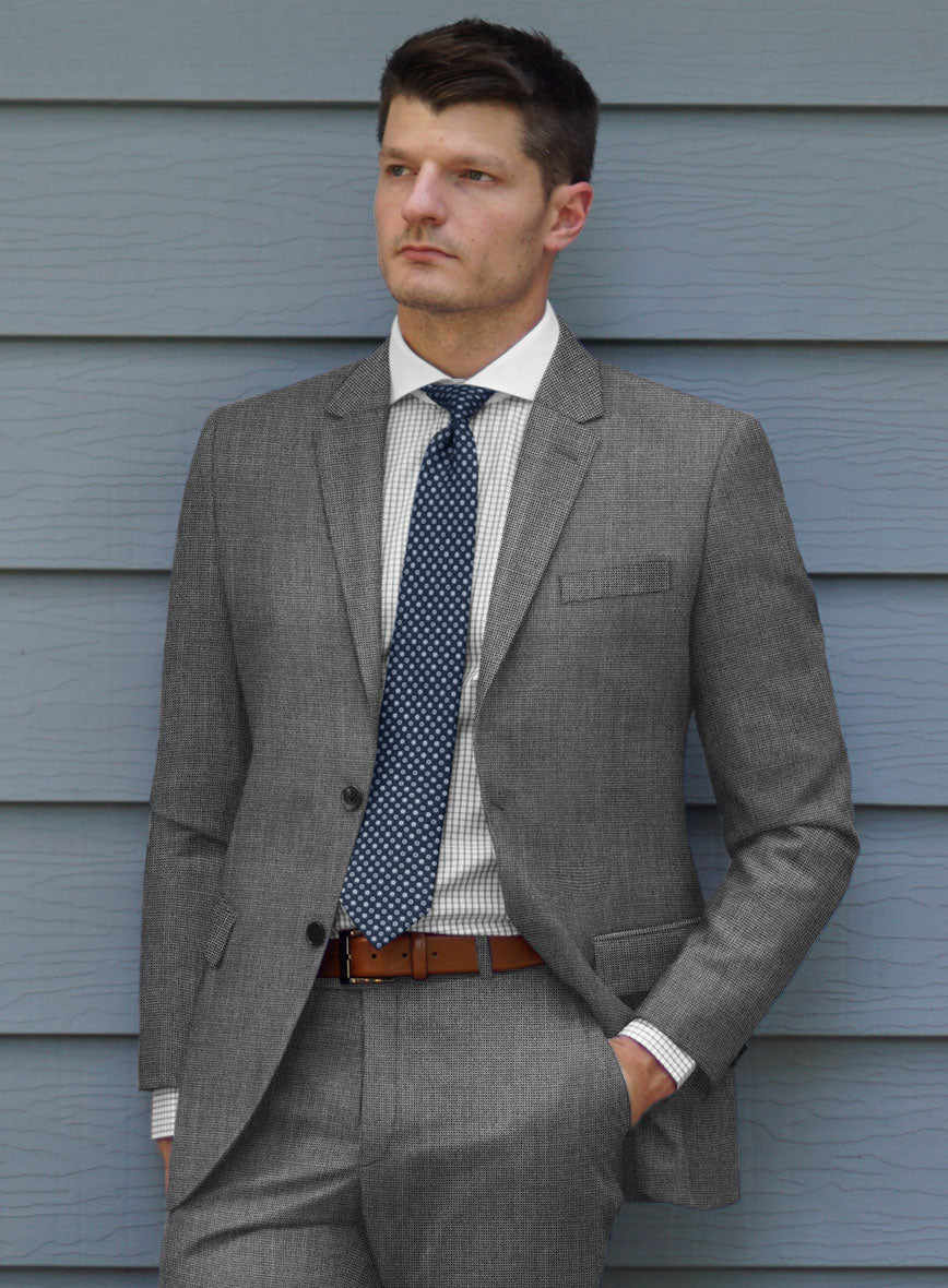 Hardy Minnis Gray Nailhead Wool Suit – StudioSuits