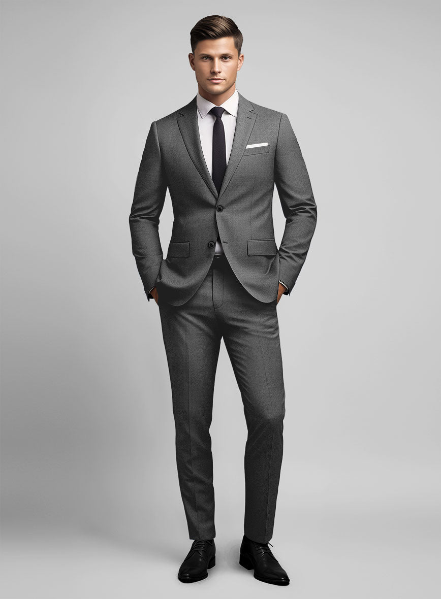 Hardy Minnis Gray Sharkskin Wool Suit – StudioSuits