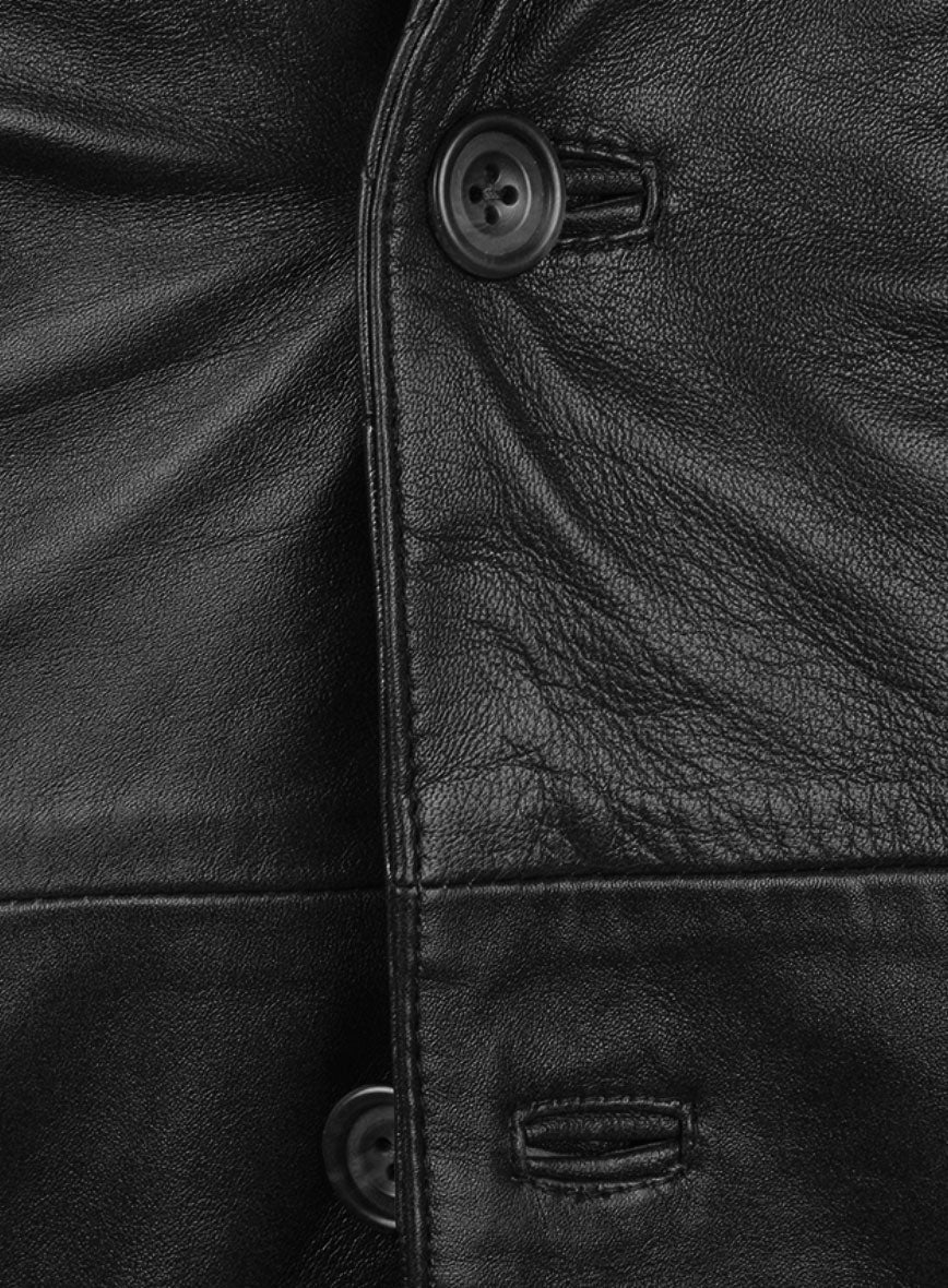 Harper Leather Blazer - StudioSuits