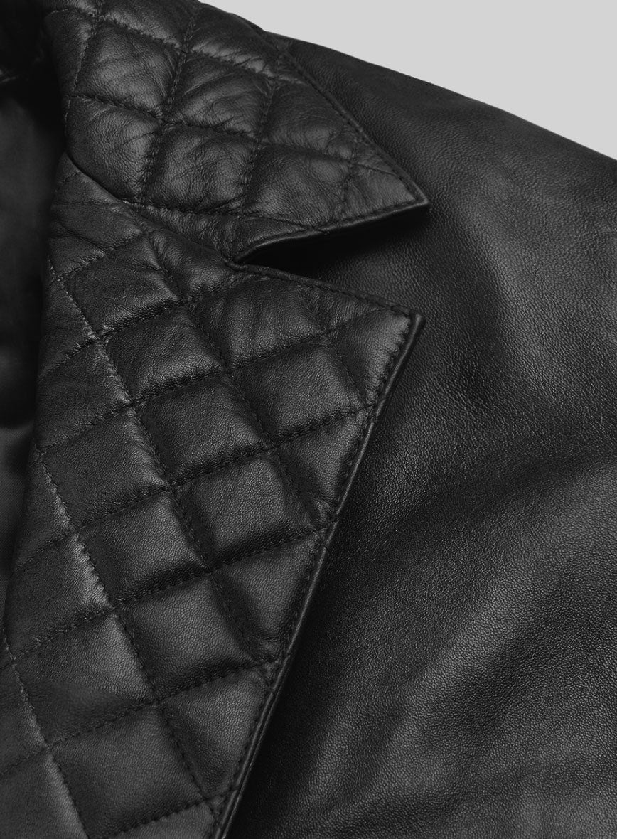 Harper Leather Blazer - StudioSuits
