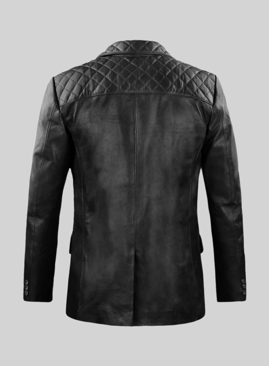 Harper Leather Blazer - StudioSuits