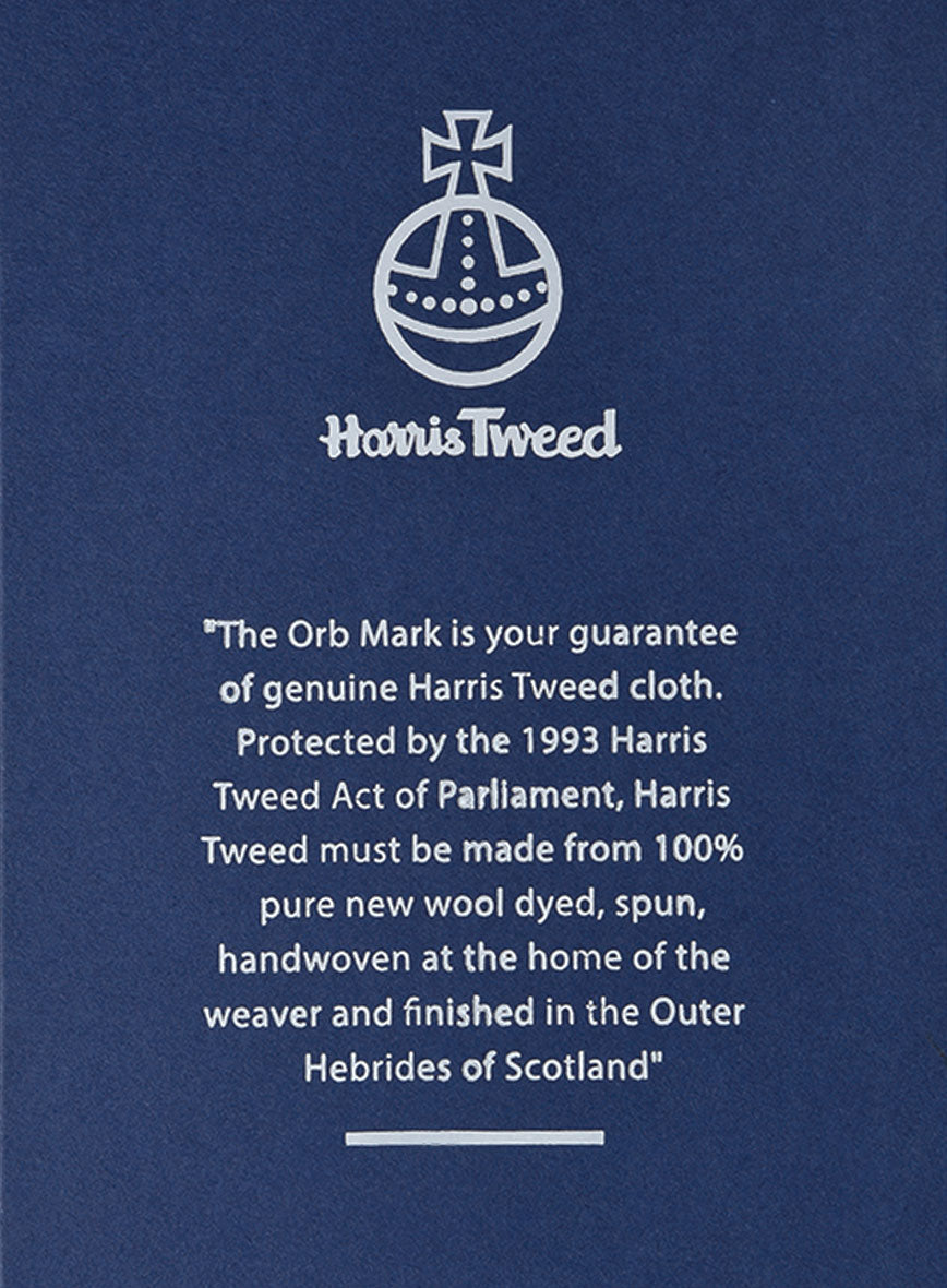 Harris Tweed Barley Blue Pants - StudioSuits