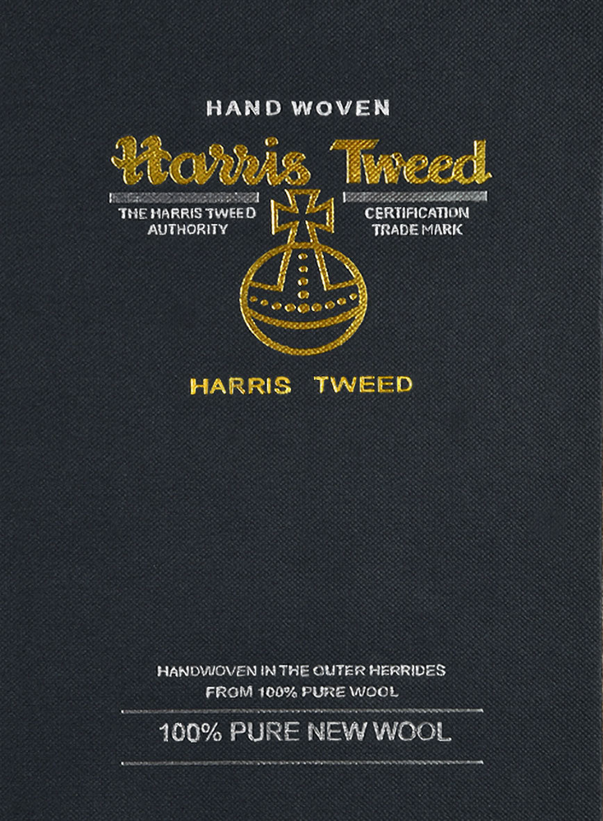 Harris Tweed Melange Dark Brown Pants - StudioSuits