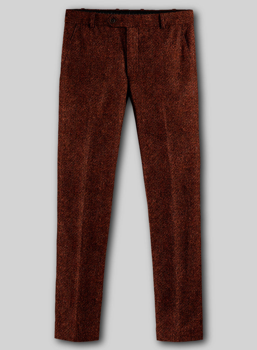 Harris Tweed Augustus Wine Suit - StudioSuits