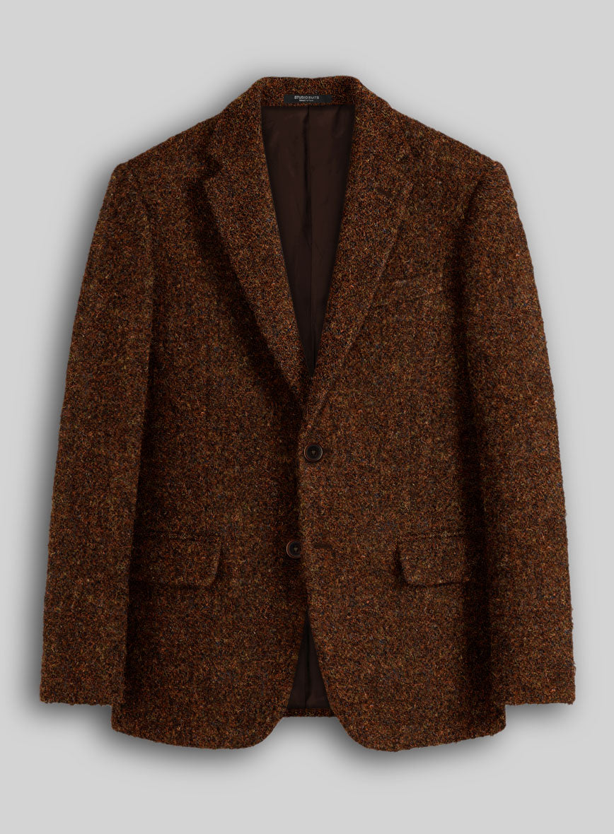 Harris Tweed Braemar Brown Jacket - StudioSuits