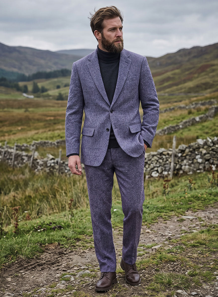 Harris Tweed Braemar Hopsack Suit - StudioSuits