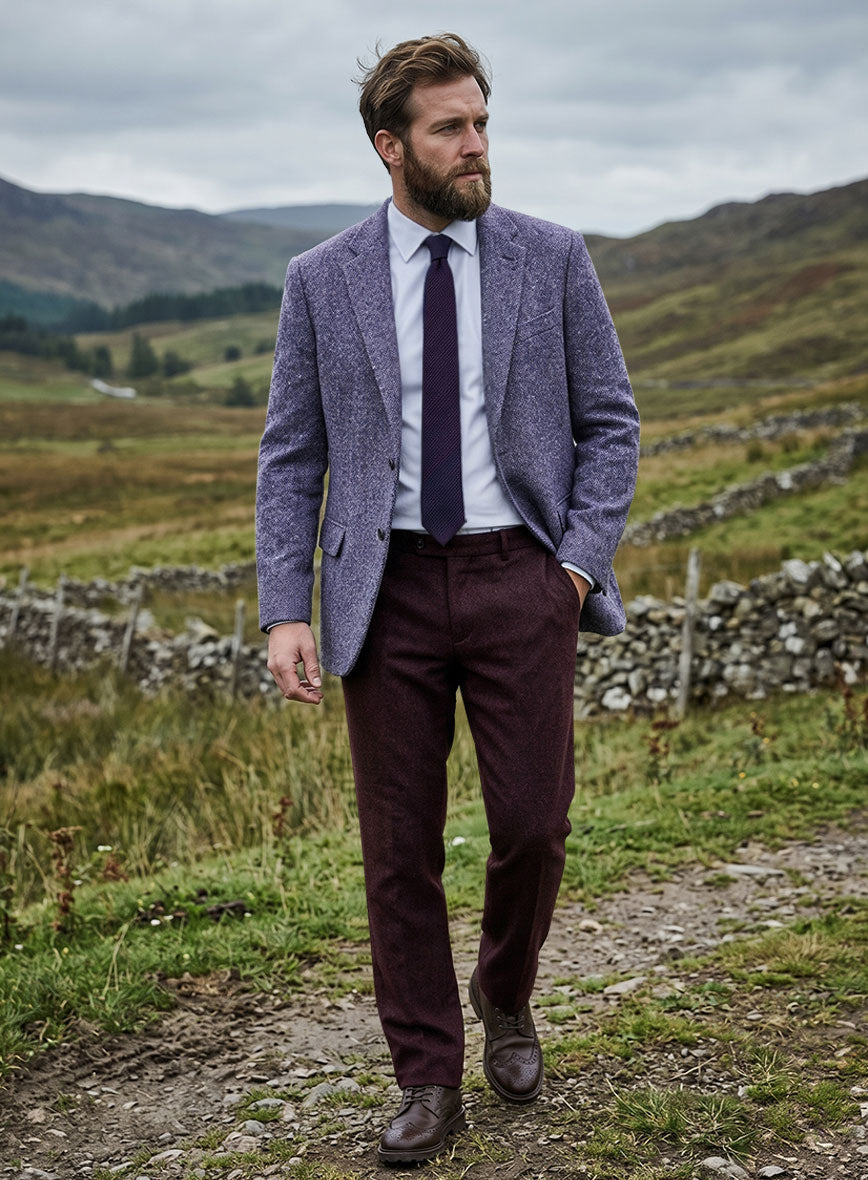 Harris Tweed Braemar Hopsack Suit - StudioSuits