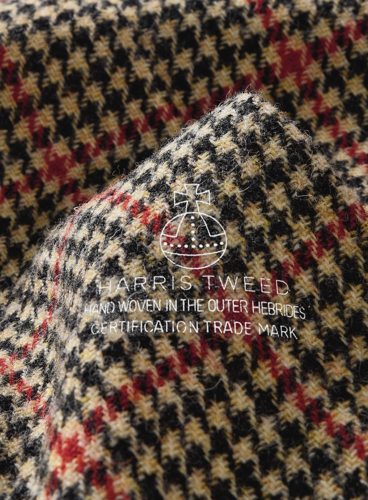 Harris Tweed Carmine Beige Double Breasted Suit - StudioSuits
