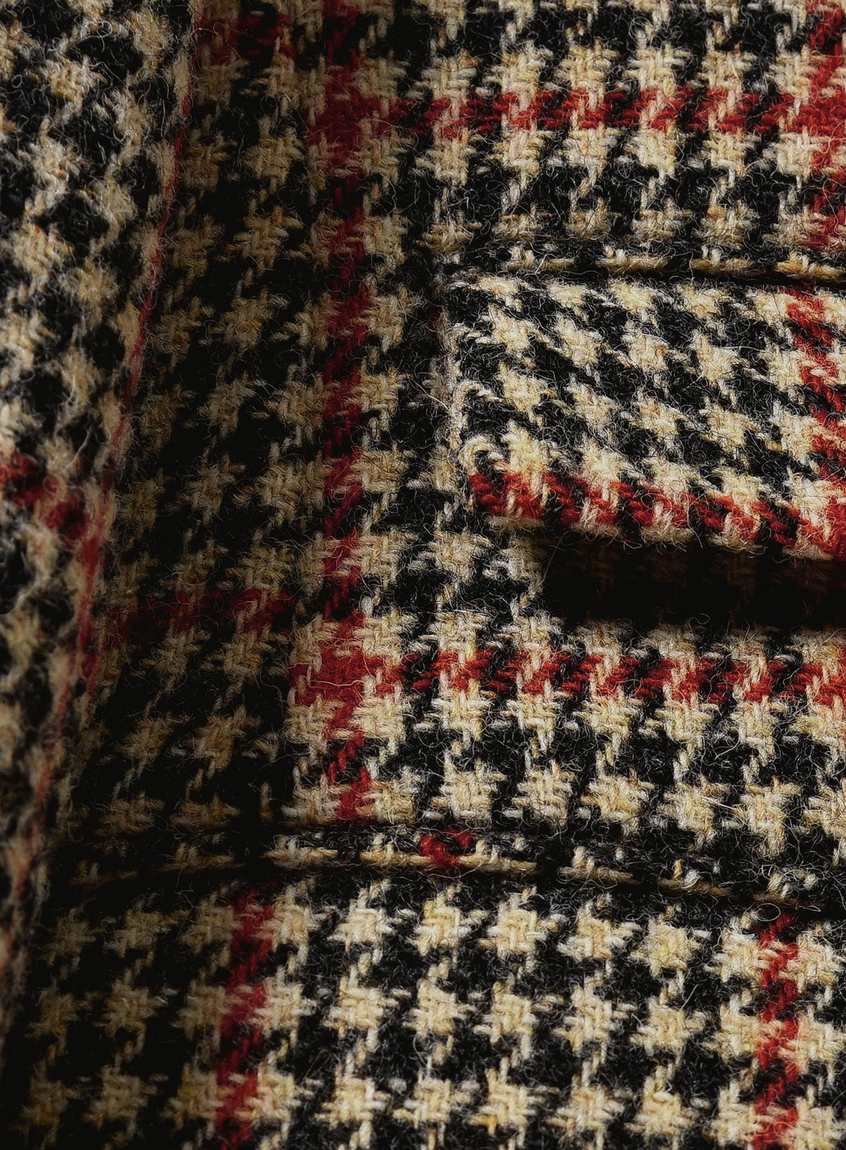 Harris Tweed Carmine Beige Double Breasted Suit - StudioSuits