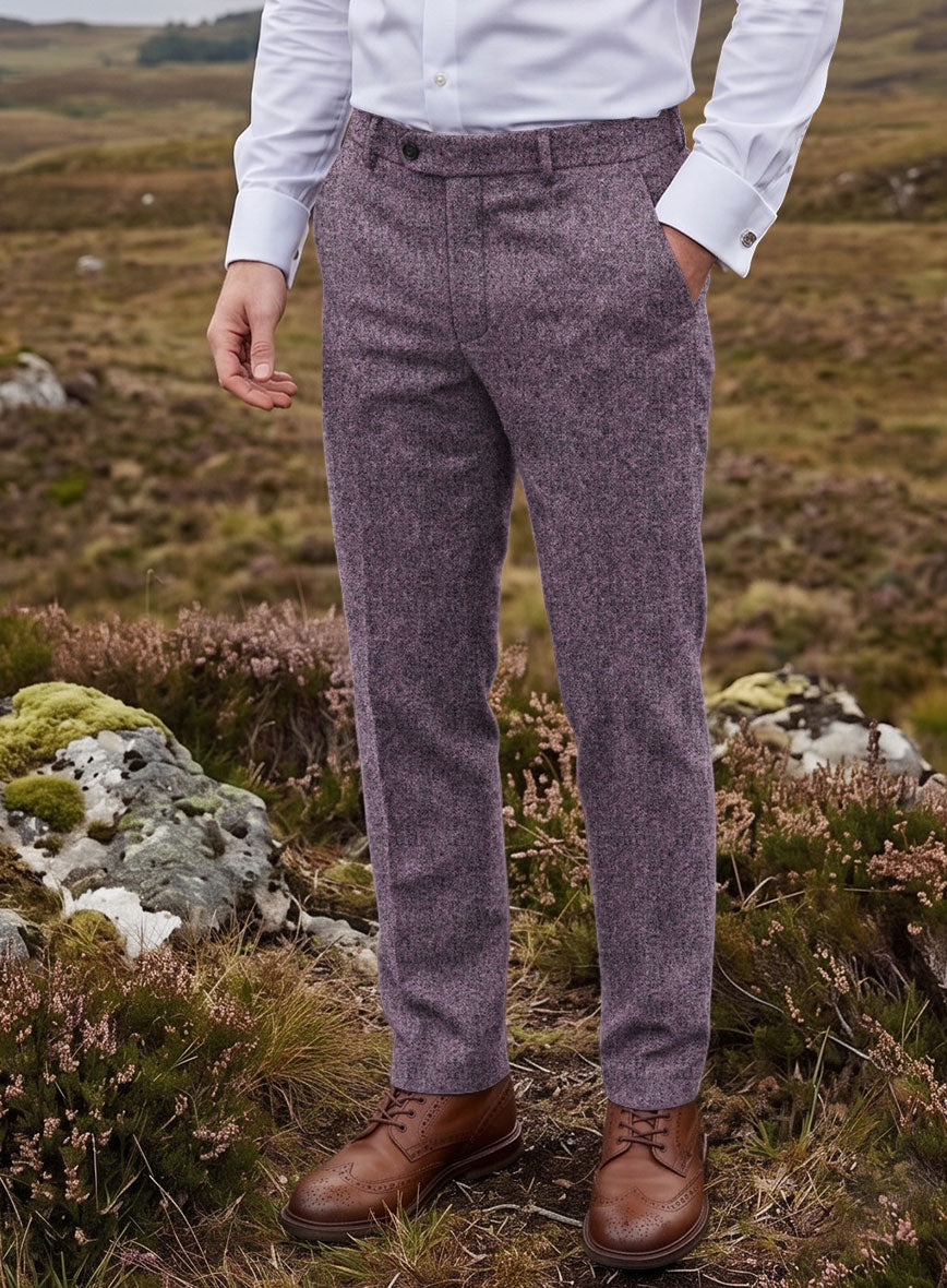 Harris Tweed Country Heather Hopsack Pants - StudioSuits