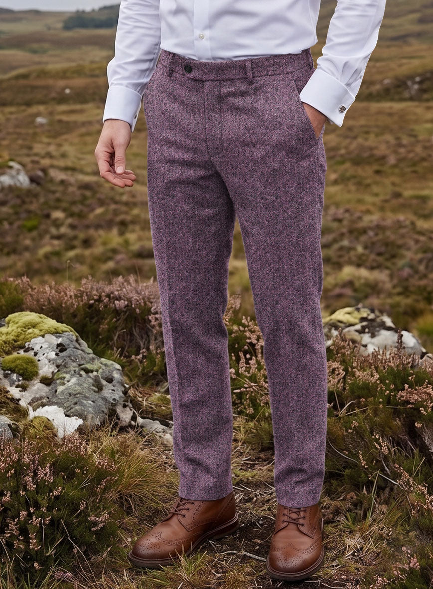 Harris Tweed Country Heather Hopsack Pants - StudioSuits